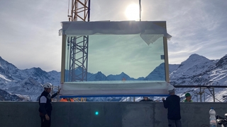 Structural-Fenster für Espace Weisshorn in Zinal